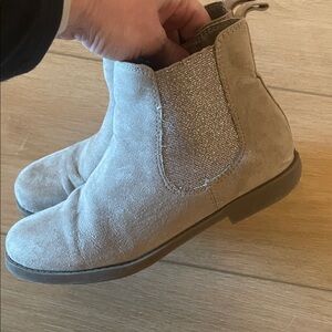 Tan faux Suede girls Ankle Boots